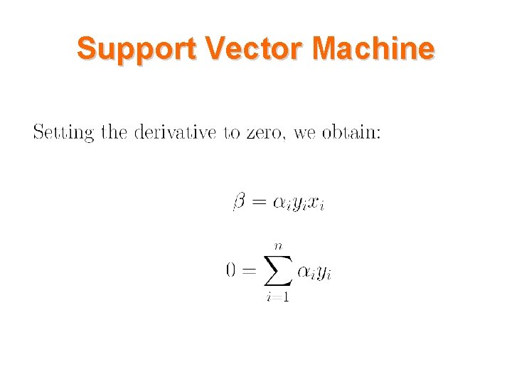 Support Vector Machine 