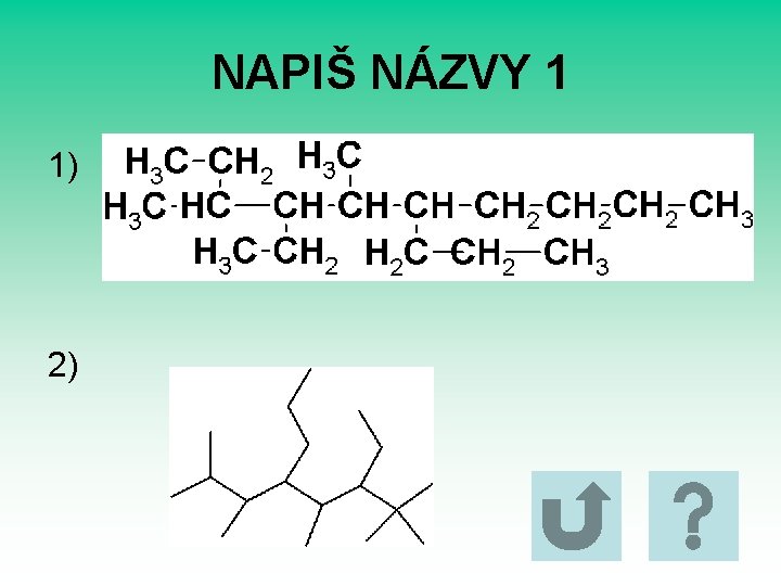 NAPIŠ NÁZVY 1 1) 2) 