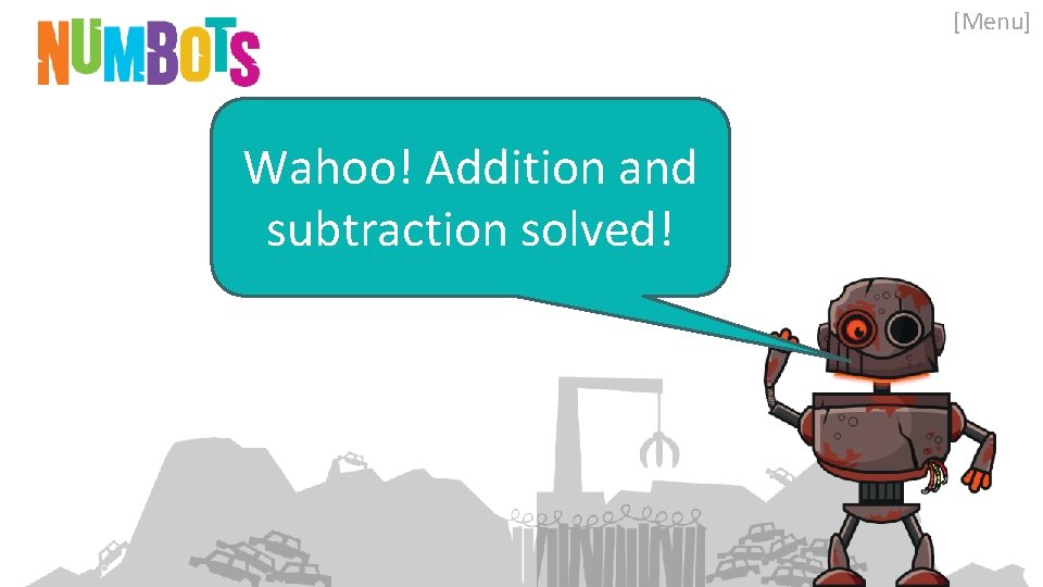 [Menu] Wahoo! Addition and subtraction solved! 