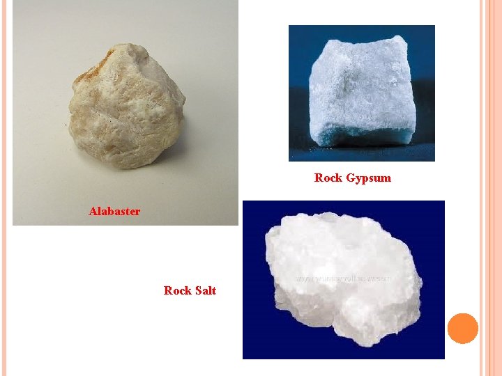 Rock Gypsum Alabaster Rock Salt 