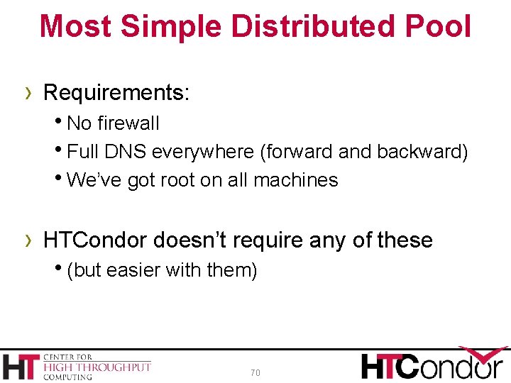 Most Simple Distributed Pool › Requirements: h. No firewall h. Full DNS everywhere (forward