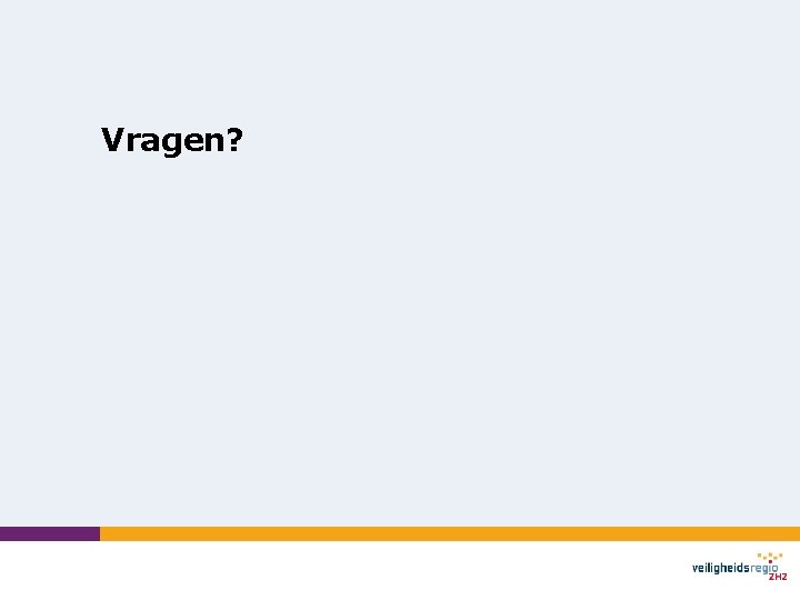 Vragen? 