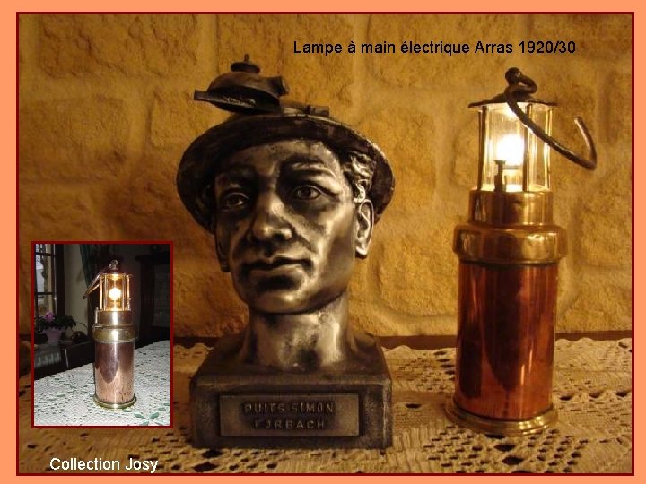 Lampe à main électrique Arras 1920/30 Collection Josy 