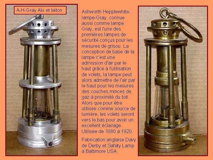 A-H-Gray Alu et laiton Ashworth Hepplewhitelampe-Gray, connue aussi comme lampe Gray, est l'une des