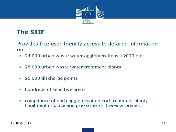 The SIIF • Provides free user-friendly access to detailed information on: § 24 000