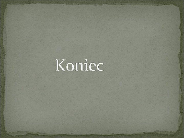 Koniec 