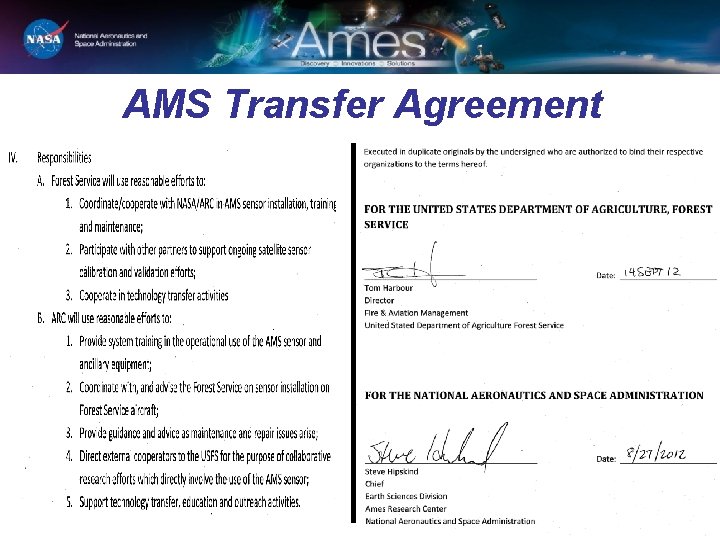 AMS Transfer Agreement CBP Predator B 