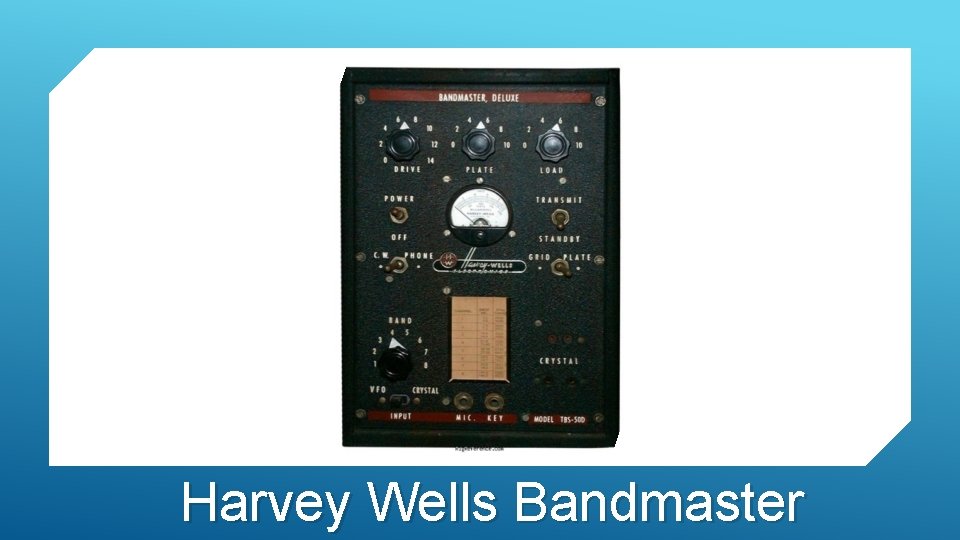 Harvey Wells Bandmaster 