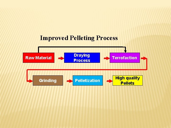 Improved Pelleting Process Raw Material Grinding Draying Process Pelletization Terrofaction High quality Pellets 