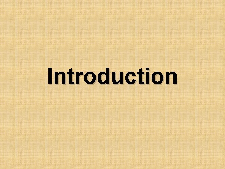 Introduction 