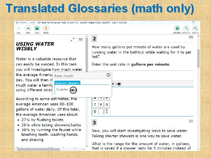 Translated Glossaries (math only) 