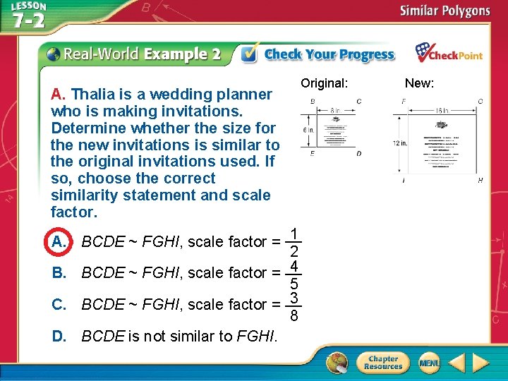 A. Thalia is a wedding planner who is making invitations. Determine whether the size