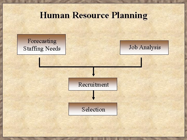 Human Resource Planning Forecasting Staffing Needs Job Analysis Recruitment Selection 