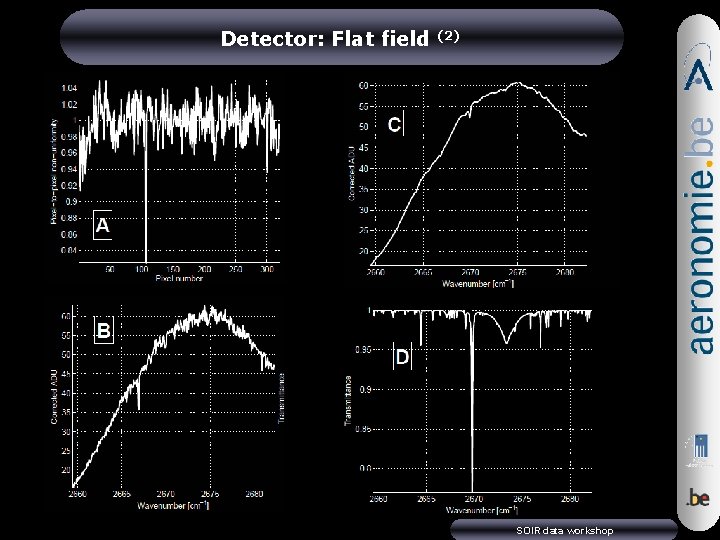 Detector: Flat field (2) SOIR data workshop 