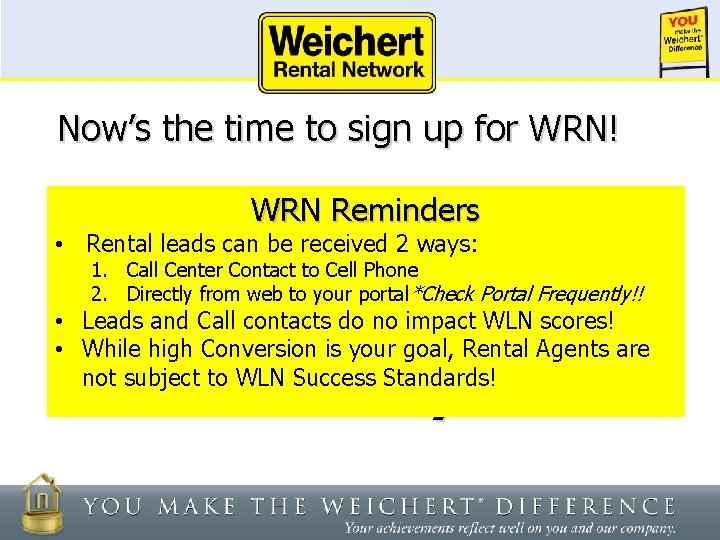 Now’s the time to sign up for WRN! WRN Reminders Improve Club and Circle