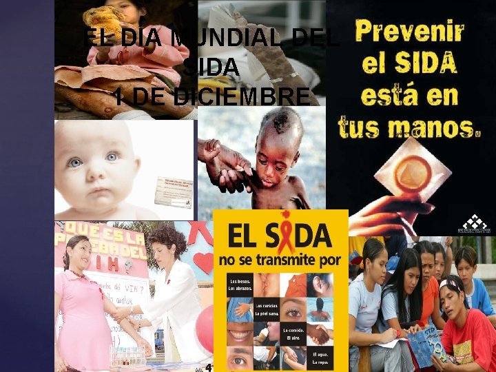 EL DÍA MUNDIAL DEL SIDA 1 DE DICIEMBRE 