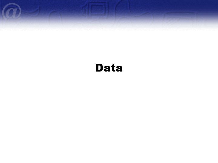 Data 