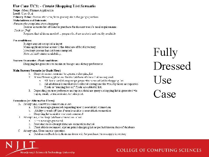Fully Dressed Use Case 