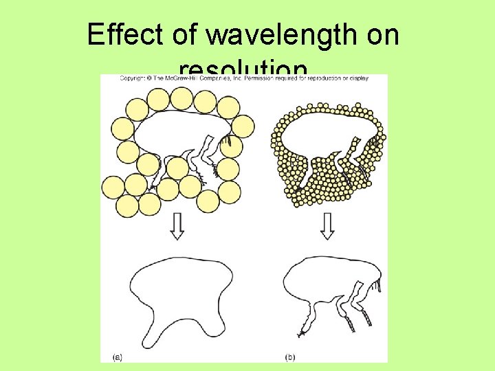 Effect of wavelength on resolution 