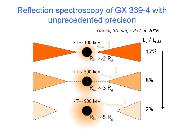 Reflection spectroscopy of GX 339 -4 with unprecedented precison Garcia, Steiner, JM et al.