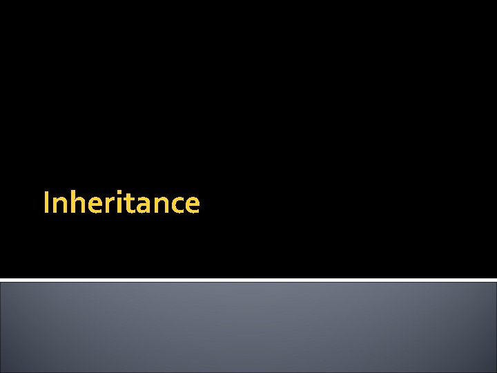 Inheritance 