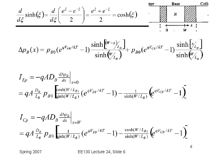 6 Spring 2007 EE 130 Lecture 24, Slide 6 