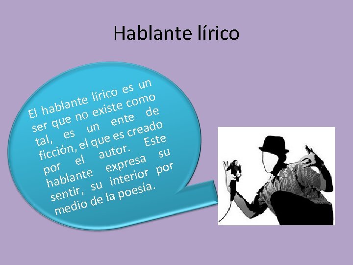 Hablante lírico n u s e o c i r í o l m