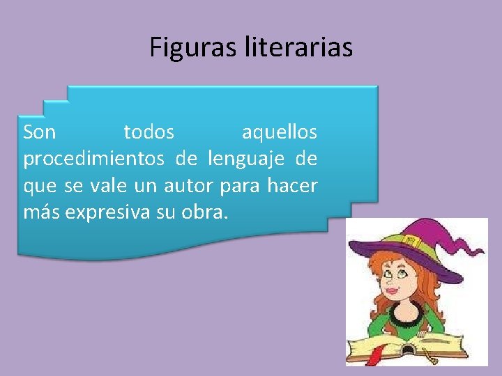 Figuras literarias Son todos aquellos procedimientos de lenguaje de que se vale un autor