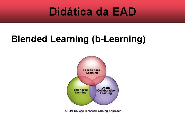 Didática da EAD Blended Learning (b-Learning) 