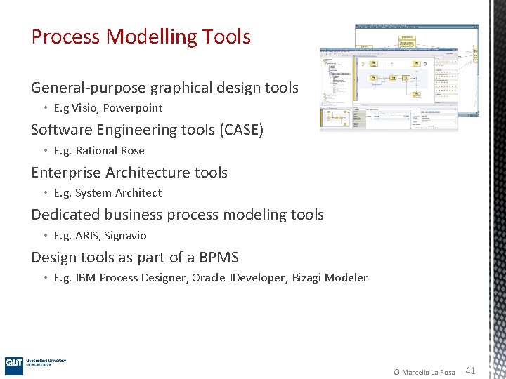 Process Modelling Tools General-purpose graphical design tools • E. g Visio, Powerpoint Software Engineering Process Modelling Tools General-purpose graphical design tools • E. g Visio, Powerpoint Software Engineering