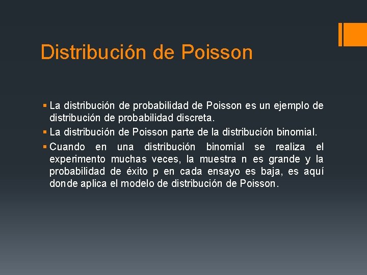 Distribución de Poisson § La distribución de probabilidad de Poisson es un ejemplo de