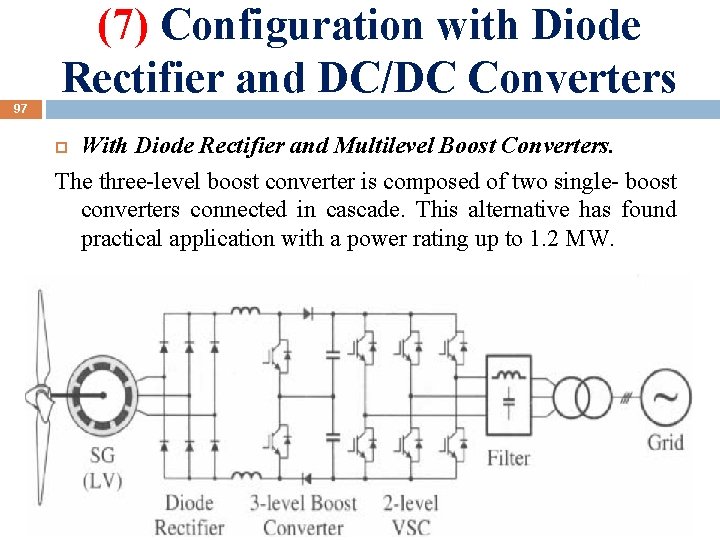 (7) Configuration with Diode Rectifier and DC/DC Converters 97 With Diode Rectifier and Multilevel