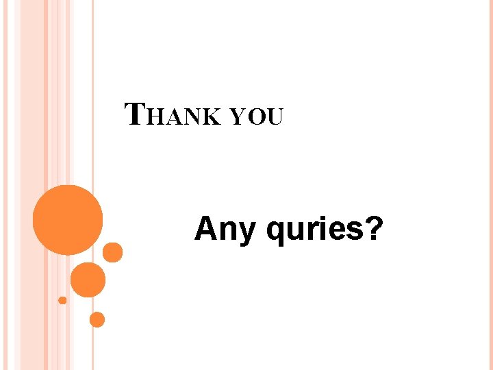 THANK YOU Any quries? 