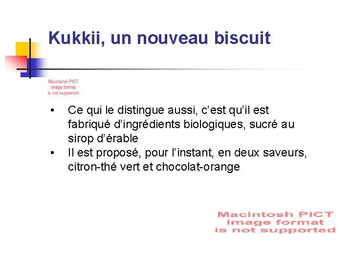 Kukkii, un nouveau biscuit • • Ce qui le distingue aussi, c’est qu’il est