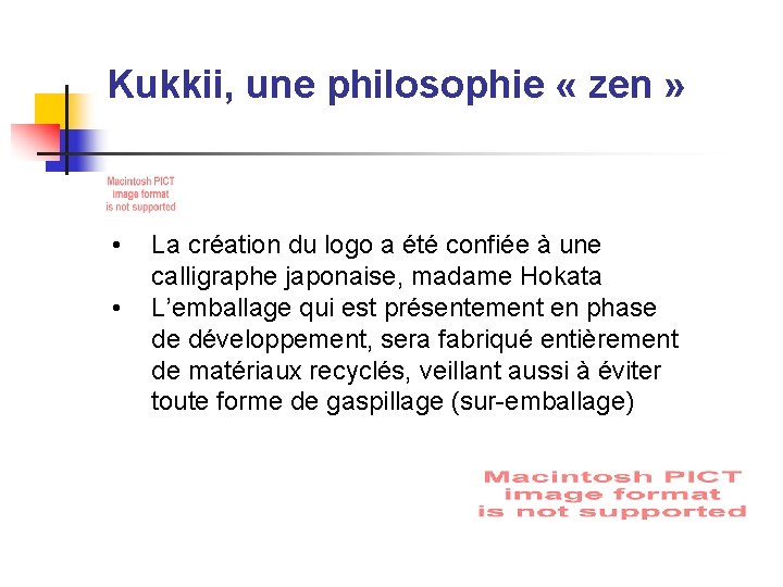 Kukkii, une philosophie « zen » • • La création du logo a été