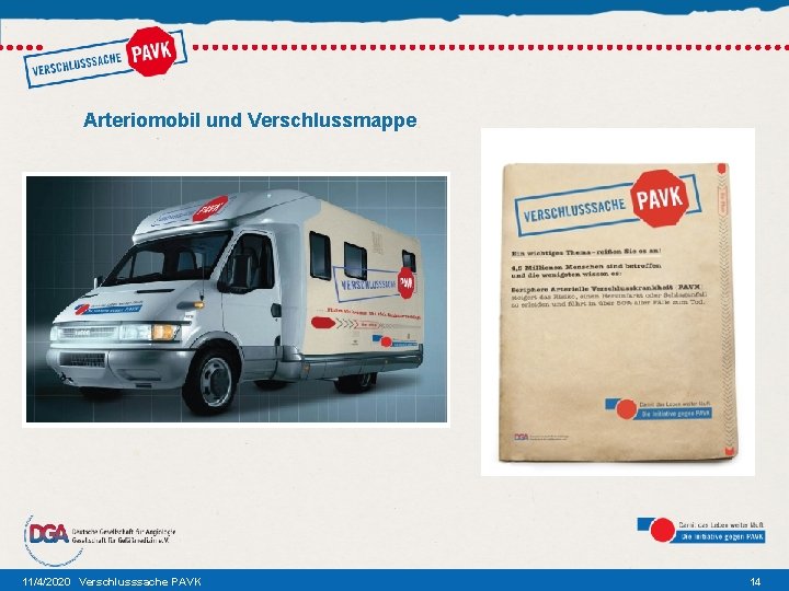 Arteriomobil und Verschlussmappe 11/4/2020 Verschlusssache PAVK 14 