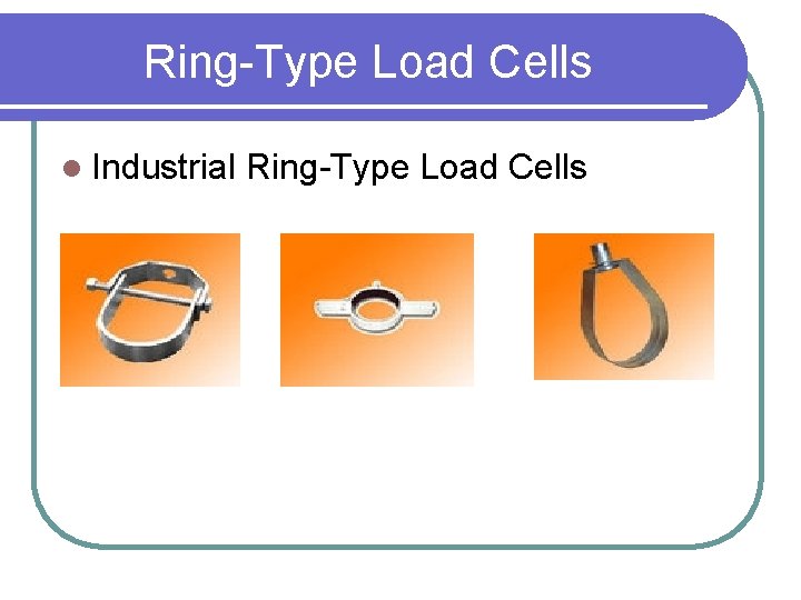Ring-Type Load Cells l Industrial Ring-Type Load Cells 