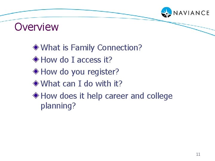 Overview What is Family Connection? How do I access it? How do you register?