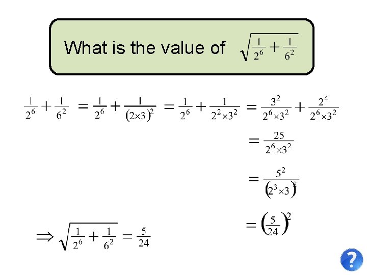 What is the value of 