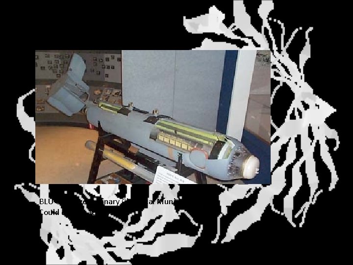 Delivery BLU-80 B Bigeye Binary Chemical Munition Could deliver 180 lbs. VX 