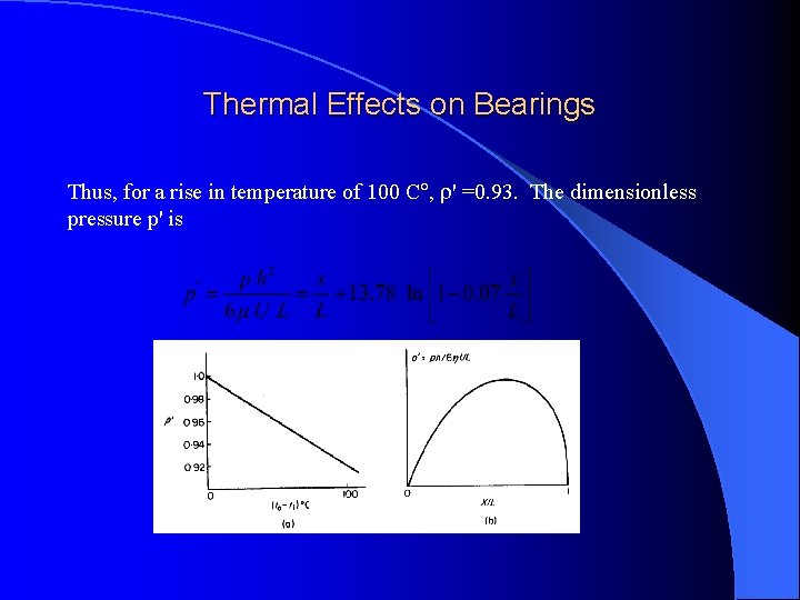 Thermal Effects on Bearings Thus, for a rise in temperature of 100 C ,