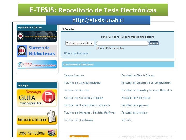 E-TESIS: Repositorio de Tesis Electrónicas http: //etesis. unab. cl 