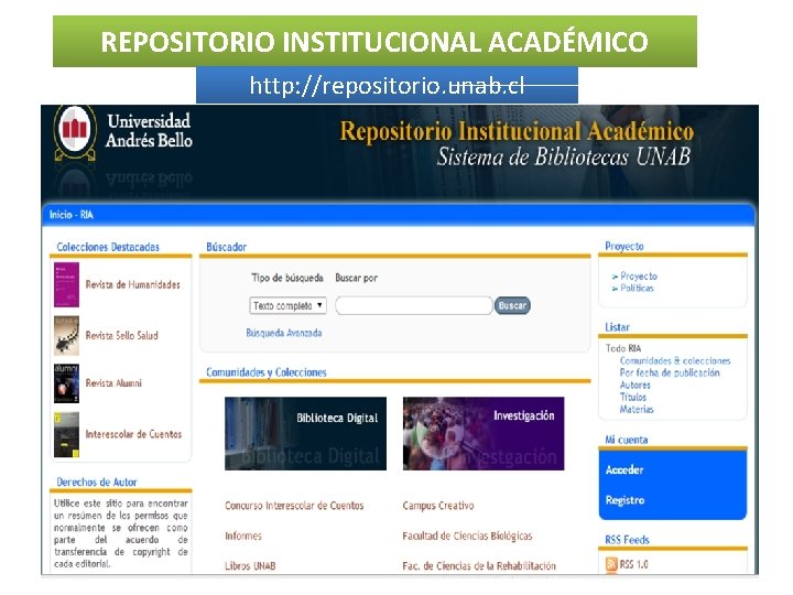 REPOSITORIO INSTITUCIONAL ACADÉMICO http: //repositorio. unab. cl 