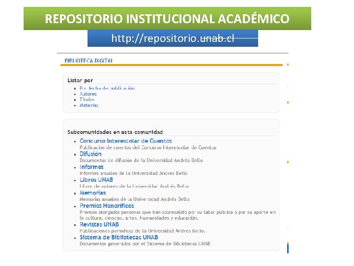 REPOSITORIO INSTITUCIONAL ACADÉMICO http: //repositorio. unab. cl 