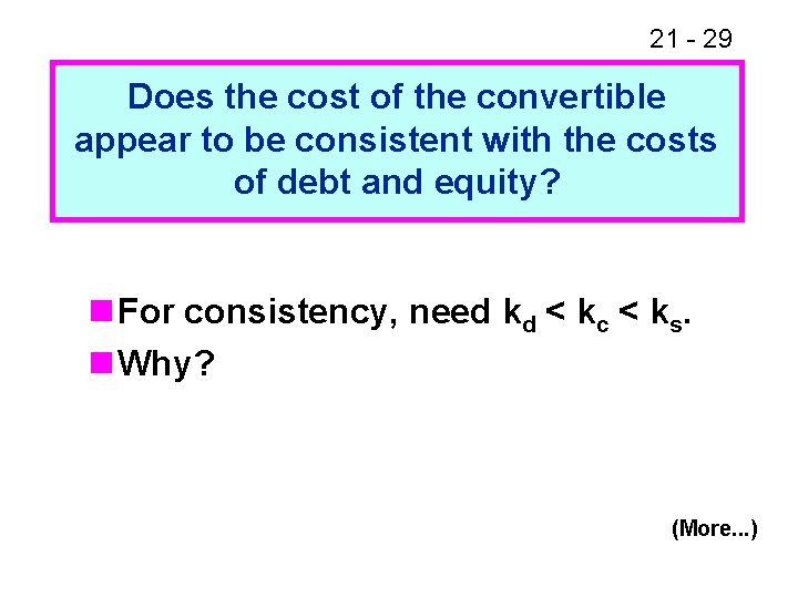 21 - 29 Does the cost of the convertible appear to be consistent with