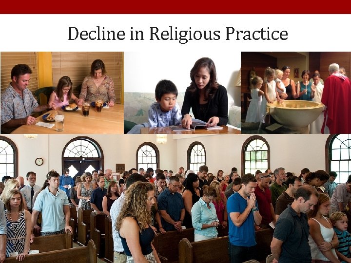 Decline in Religious Practice 