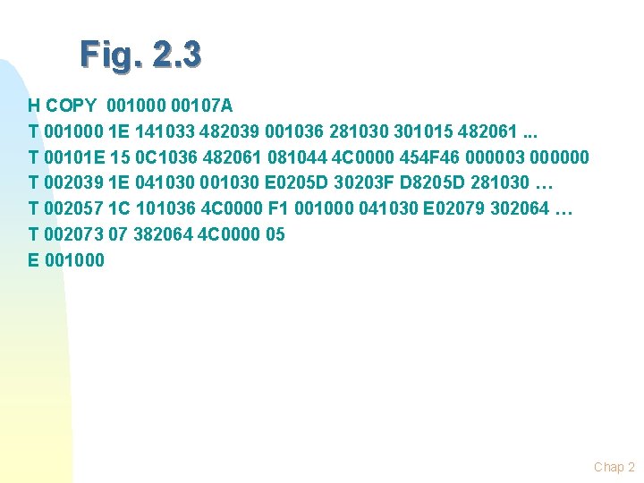 Fig. 2. 3 H COPY 001000 00107 A T 001000 1 E 141033 482039