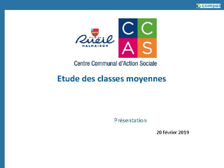 Etude des classes moyennes Présentation 20 février 2019 