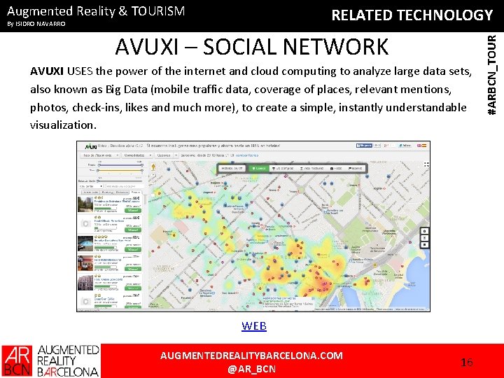 Augmented Reality & TOURISM AVUXI – SOCIAL NETWORK AVUXI USES the power of the
