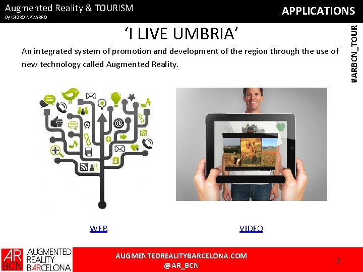 Augmented Reality & TOURISM ‘I LIVE UMBRIA’ An integrated system of promotion and development